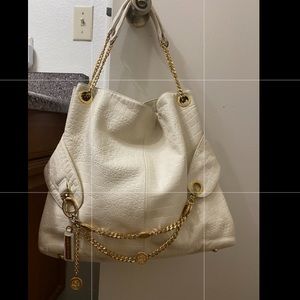 Armani Exchange cream purse